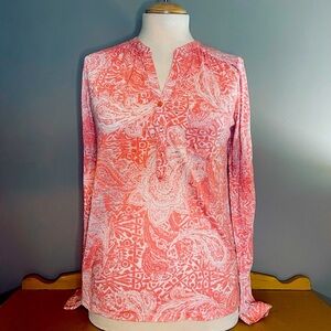 RW&CO Paisley Coral Blouse